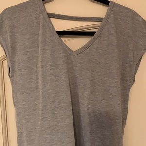 Grey v neck